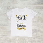 Tricou Merry Christmas & Happy New Year, personalizat prin DTG - ACD1103