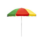 Umbrela protectie soare multicolora diametru 200cm si inaltime 200cm multicolora, stalp 33mm / CC9846
