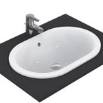 Lavoar Ideal Standard Connect Oval 62x41cm, montare sub blat, alb - E505001, Ideal Standard