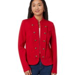 Imbracaminte Femei Tommy Hilfiger Solid Band Jacket Chili Pepper, Tommy Hilfiger