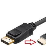 Cablu Displayport TATA - HDMI TATA 2M