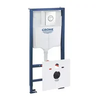 Set 6 in 1 Grohe Rapid SL pentru vas WC cu clapeta Nova Cosmopolitan alba