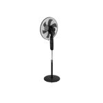 Ventilator Cecotec EnergySilence Max Flow, 70 W, 45 cm, 3 viteze, oscilatie automata, indicator LED, inaltime reglabila, telecomanda, Negru