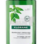 Klorane sampon sebo-reductor cu extract de urzica bio 400 ml, Klorane