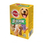 PEDIGREE Biscrok Multi Mix, recompense câini, biscuiți, Pui, Vită și Miel, 500g, Pedigree