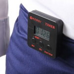 Timer digital bucatarie Hendi, cu clip magnetic, plastic ABS, 6,7x6,7 cm