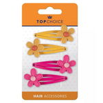 Set 4 agrafe de par pentru copii Top Choice TC26751, Top Choice