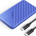 Orico Carcasa pentru hard disk Orico 2.5` USB-C 3.1 6Gbps albastru, Orico