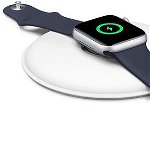Stand magnetic de incarcare Apple mu9f2zm/a pentru Apple Watch (Alb), Apple