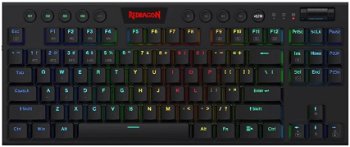 Tastatura Gaming Redragon Horus Black TKL Wireless RGB Mecanica Red Switch
