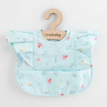 Bavetă de lux New Baby 35x27 cm cu volane , 20C50136, 