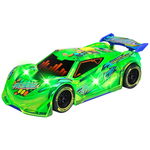 Masina Dickie Toys Speed Tronic 20 cm verde cu lumini si sunete, Dickie Toys