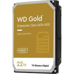 HDD Western Digital Gold 22TB, SATA III, 512MB, 3.5inch, Western Digital