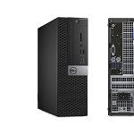 Desktop PC Dell Optiplex 7050 SFF, Procesor Intel Core i7-7700 4.40GHz, 16GB DDR4, 512GB NVME, Placa Video Intel HD Graphics 630
