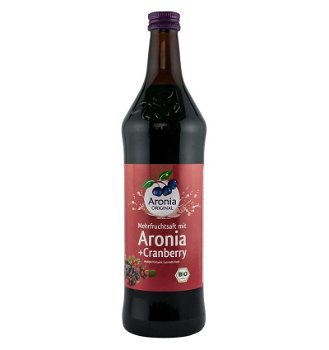 Aronia Original – Suc BIO de aronia cu suc de merișoare, 0,7l