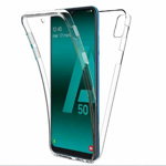 Husa Samsung Galaxy A20E 360 Grade silicon fata TPU spate Transparenta