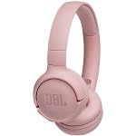 Casti JBL Tune 500BT, Bluetooth, On-ear, Microfon, roz