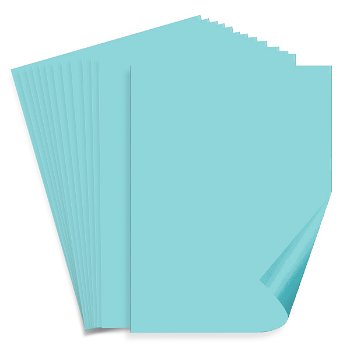 Carton color albastru mediu A4 160g 12 set Maestro, Galeria Creativ
