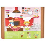Jucarie Set creatie Jack In The Box, Micul bucatar, 3 in 1, Multicolor, Jack In The Box