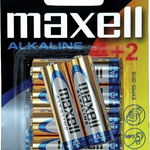 Baterii alcaline Maxell AA/LR6, 6 bucati, Maxell