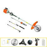 Motocoasa multifunctionala, 5.4CP, 51.2cc + cap drujba si accesorii, latime taiere 430mm, Micul Meserias