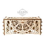 Puzzle 3D lemn - Suport carti de joc, Ugears