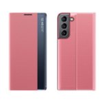 Husa Sleep Stand Case compatibila cu Samsung Galaxy S23 Pink, OEM