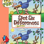 Go Fun! Spot Six Differences, Paperback - Bob Weber