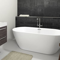 Cada Freestanding acril 180x80 cm Riho model INSPIRE