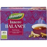 Ceai pentru echilibru interior 20 plicuri, 40g, Dennree, 