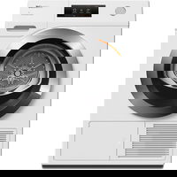 Miele Uscator de rufe Miele TCR 790 WP, Pompa de caldura, 9 kg, Clasa A+++, M Touch, SteamFinish, SilenceDrum, Alb, Miele