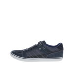 Pantofi sport albastru inchis Geox Box cu detalii din piele intoarsa