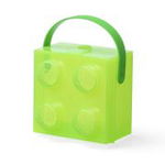 Cutie LEGO 2x2, verde transparent 40240008, 