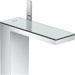 Baterie lavoar Hansgrohe Axor MyEdition 230 ventil push-open crom/sticla oglinda, Hansgrohe Axor