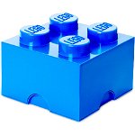 LEGO® Cutie depozitare LEGO 2x2 albastru inchis, LEGO®