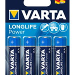 Set 4 Baterii Alcaline VARTA AA LR6 High Energy - Preț/bucată