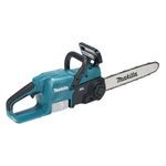 Drujba pe acumulatori, Makita DUC357Z, Lama 35 cm, 3/8inch, Fara cumulatori (Negru/Albastru), Makita