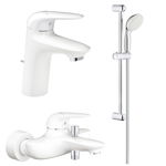 Pachet 3 in 1 baterii baie Grohe Eurostyle