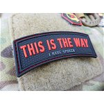 PATCH CAUCIUC - THIS IS THE WAY -COLOR, JTG