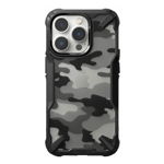 Husa antisoc protectie telefon pentru iPhone 14 Pro  Ringke Fusion X Negru Camuflaj