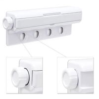 UB Uscator de rufe retractabil cu 4 sarme si carlige, GAVE