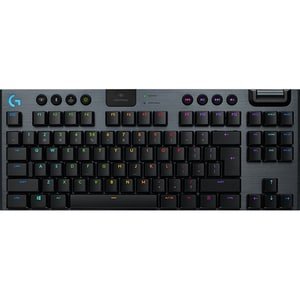 Tastatura mecanica gaming logitech g915 tkl 920-009537, negru carbon