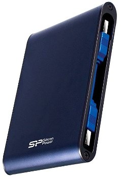 Hard Disk extern Armor A80, Silicon Power, 1 TB, USB 3.0, Albastru