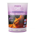 Nisip litiera pisici Maravet Maracat Absorbant Silicat Lavanda 3.8 L, Maracat