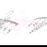 Family Uscător de rufe cu 12 cleme - roz