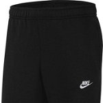 Nike, Pantaloni sport conici cu buzunare laterale Sportswear Club, Negru, M, Nike