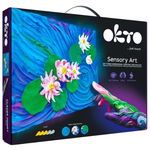 Set Pictura 3D cu Argila Usoara Water Lilies 30x40cm, Okto