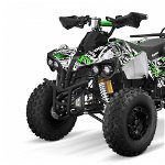 ATV electric NITRO Eco Warrior 1000W putere, baterie 48V 20Ah, Grafiti verde