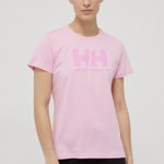 Helly Hansen tricou din bumbac culoarea bleumarin 34112-001, Helly Hansen
