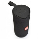 Boxa Portabila Bluetooth-Wireless TG113, Splashproof, Microfon Hands Free, TF Card, Aux-in, Radio FM, negru, Soundvox